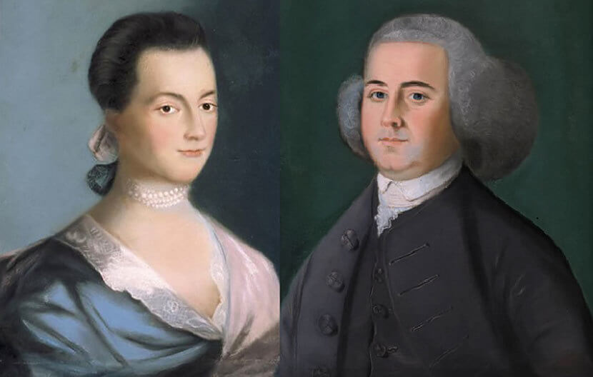 Abigail and John Adams Converse on Women's Rights